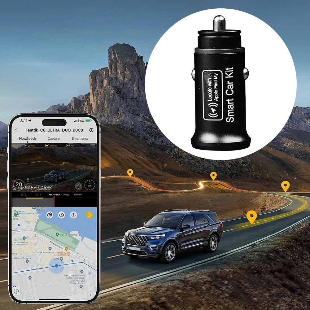 LocationTracker: Rask Mini Billader GPS-Posisjonssporer