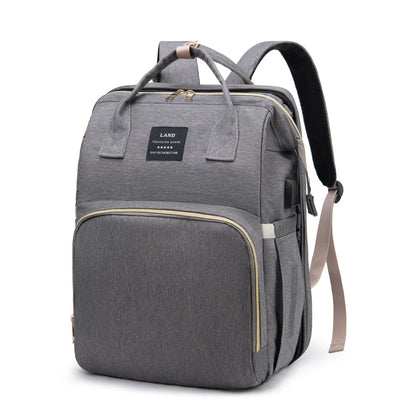 Icone™ MommyBag: Bærbar Veske Med Magisk Sammenleggbar Krybbe