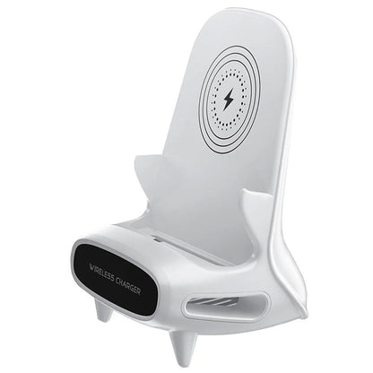 ChargingChair: Mini Stol Trådløs Telefon Hurtiglader
