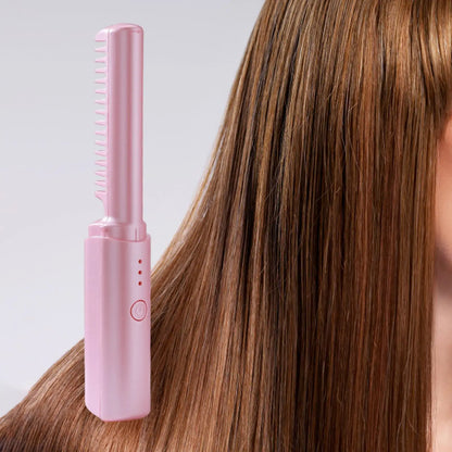 Rose® CompactComb 1+1 GRATIS: Stilfuld Bærbar Genopladelig Hurtig-Styling Kompakt Kam