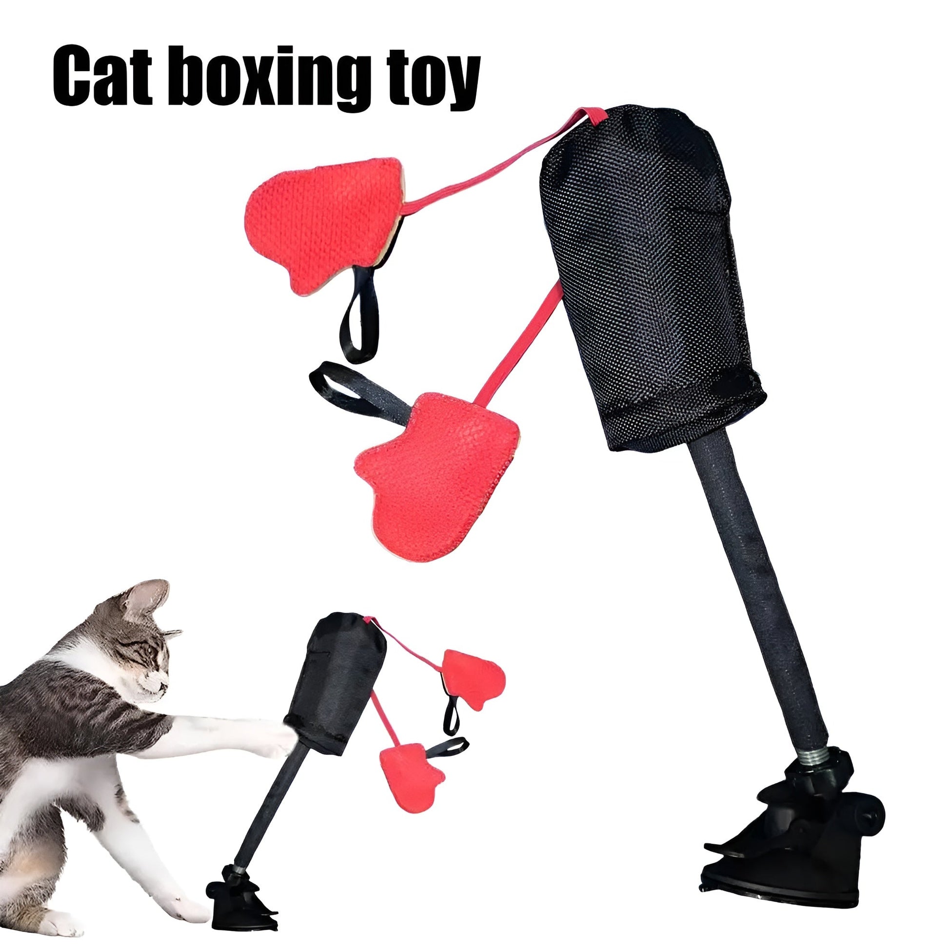 Catfri® PunchingBag: Interaktiv Moro Trening Katteboksesekk