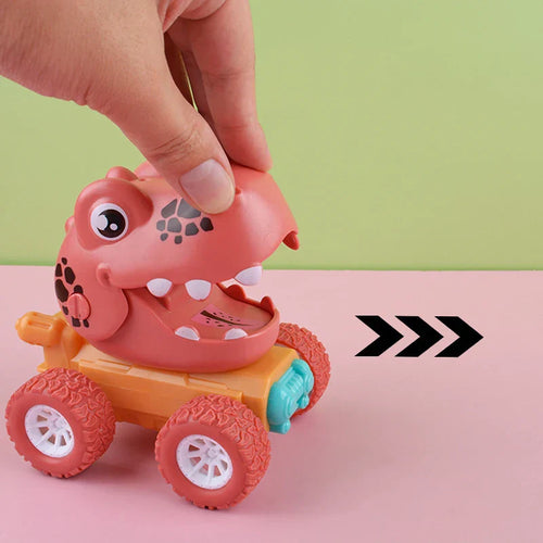 Kletshuts™ DinosaurToy: Morsomt og enkelt trekk-tilbake-design dinosaurbil-leketøy