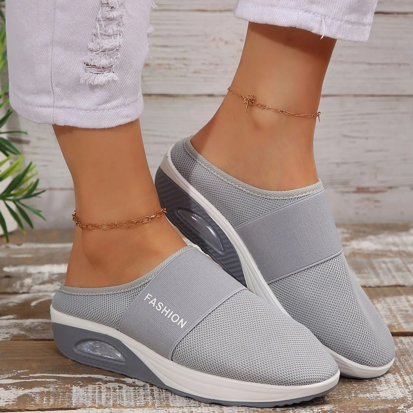 Happy™ StylishShoes: Kvinners Gåtur Slip-on Stilige Sko