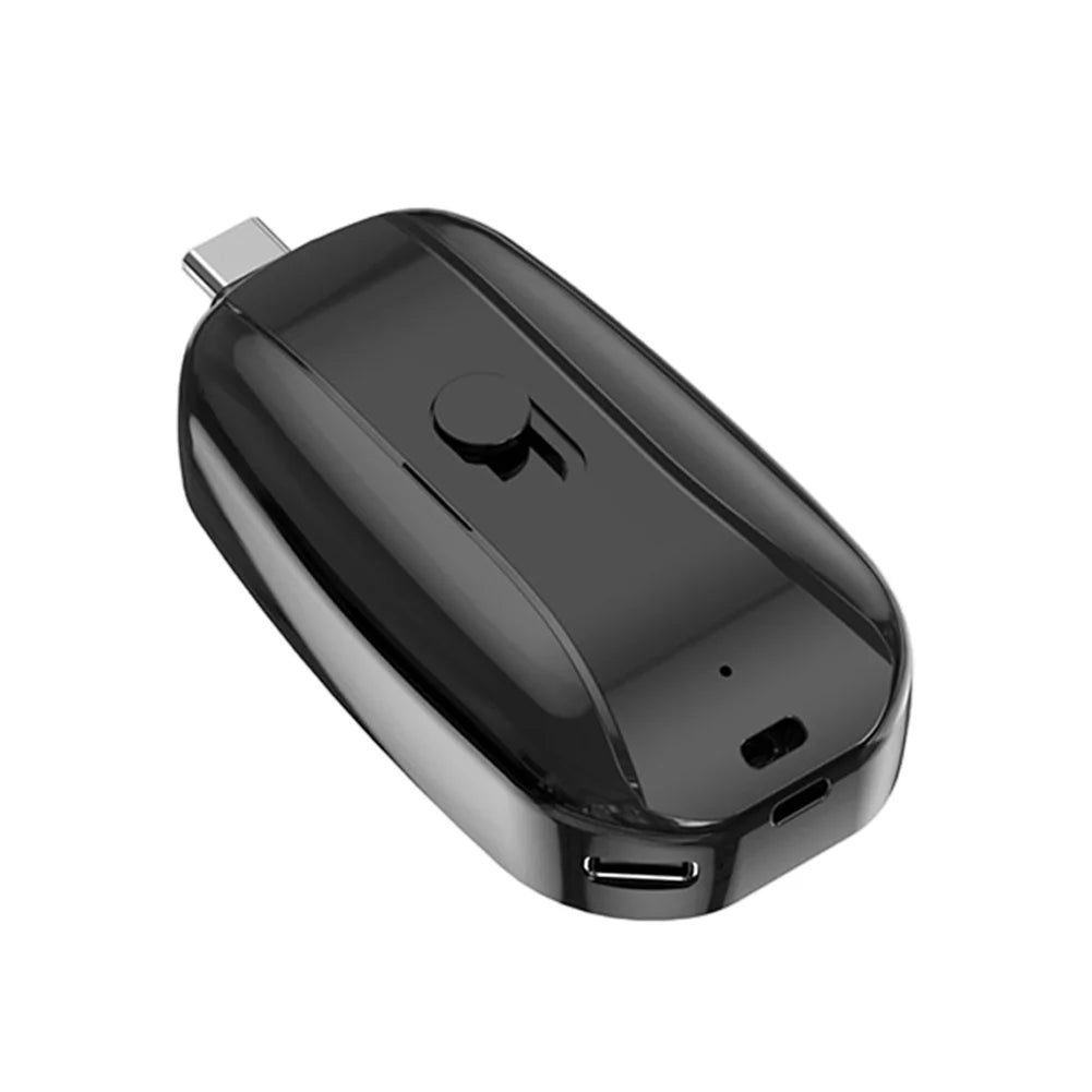 MiniPowerBank: 1200mAh Solenergi Nøkkelkjede Strømbank