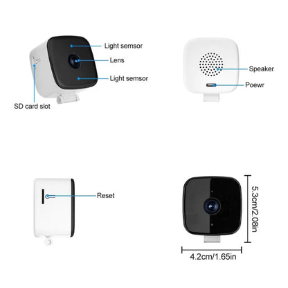 SecurityCamera: 2.4G WiFi CCTV Overvågnings Sikkerhedkamera