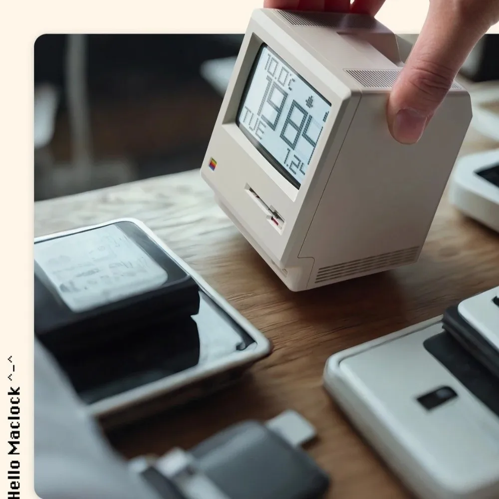 DeskClock™ - Minimalistisk Vintage-Inspireret Skrivebordsur Dekor