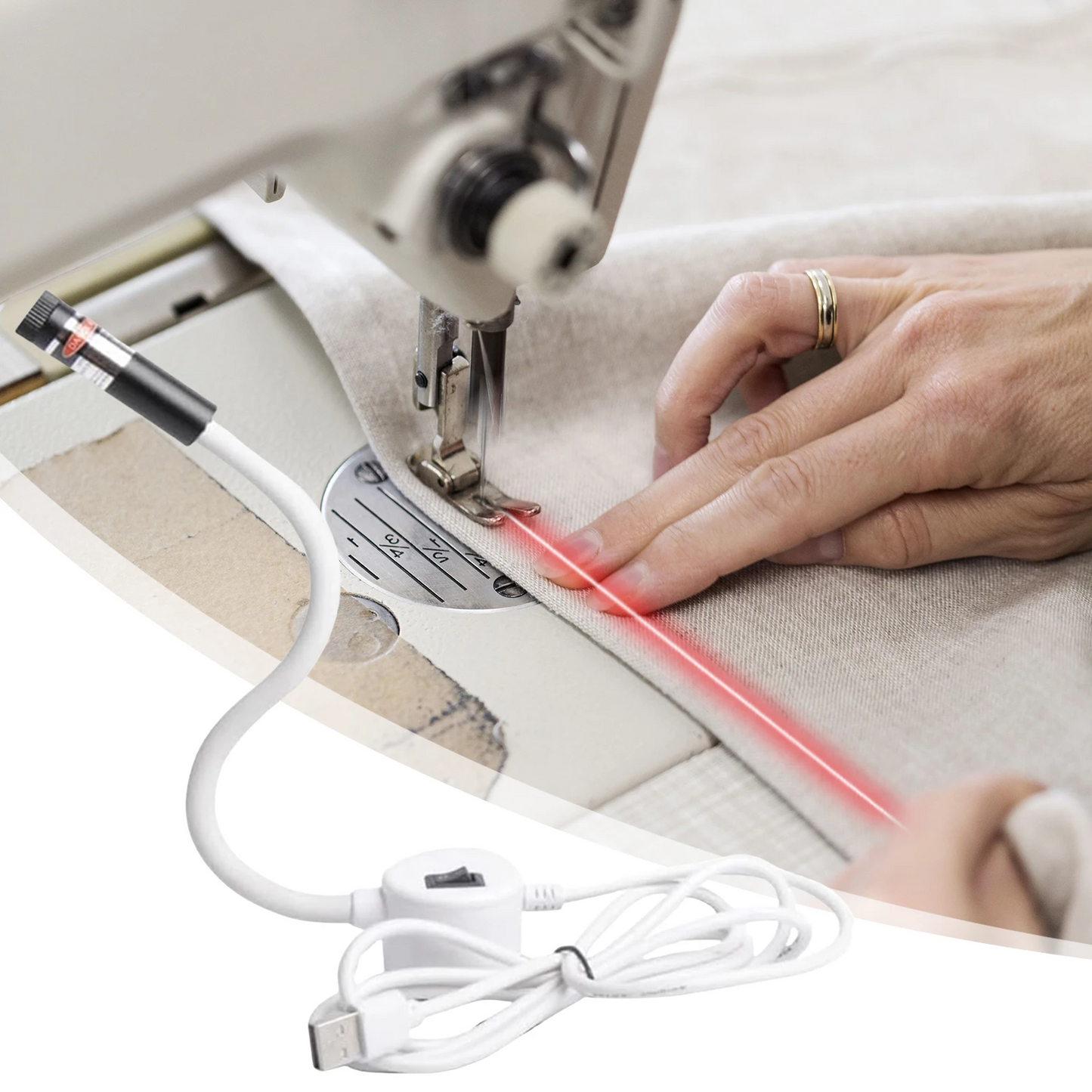 Globetrek° SewingLight: Magnetisk Fleksibel Svanehals LED Sy-Lys