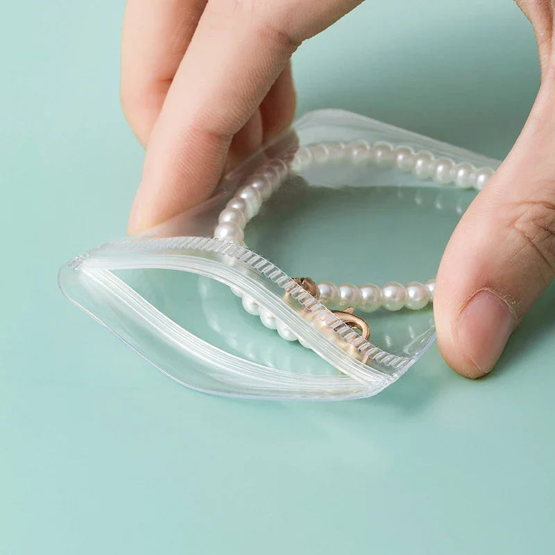Jewelance™ JewelryBook: Transparent Smykkeoppbevaringsboksett