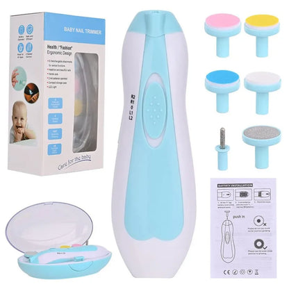 Kletshuts™ NailFile 1+1 GRATIS: Batteridrevet Blid Spædbarn Neglefil Sæt
