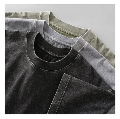 Icone™ ComfortShirt 1+1 GRATIS: Premium Komfortabel Løs Passform Vasket T-skjorte