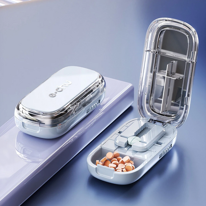 MedicineCutter: Bærbar Pilledeler Præcis Tabletfordeler Medicinskærer