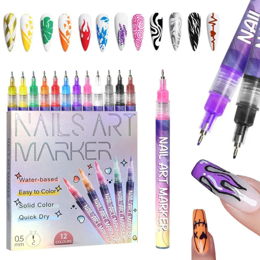 NailStyler™: Presisjon Neglekunst Liner Verktøysett Neglestyler
