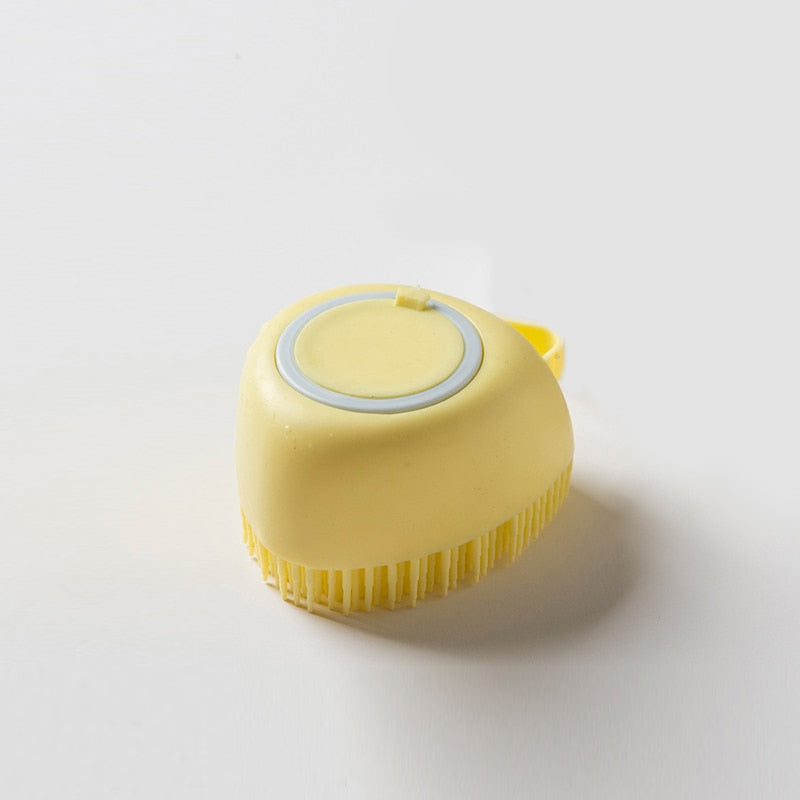 DogCatFri™ BathBrush - Massasjebørste i silikon til kjæledyr med sjampoboks