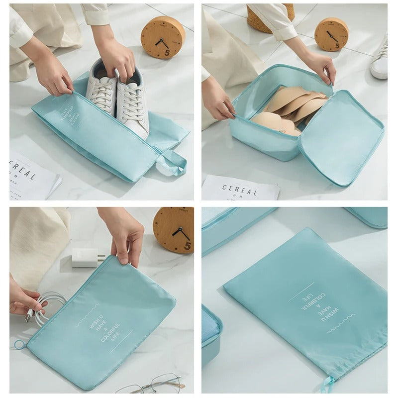 Icone™ TravelOrganizer 1+1 GRATIS: Vanntett Reiseveske Organizer Sett