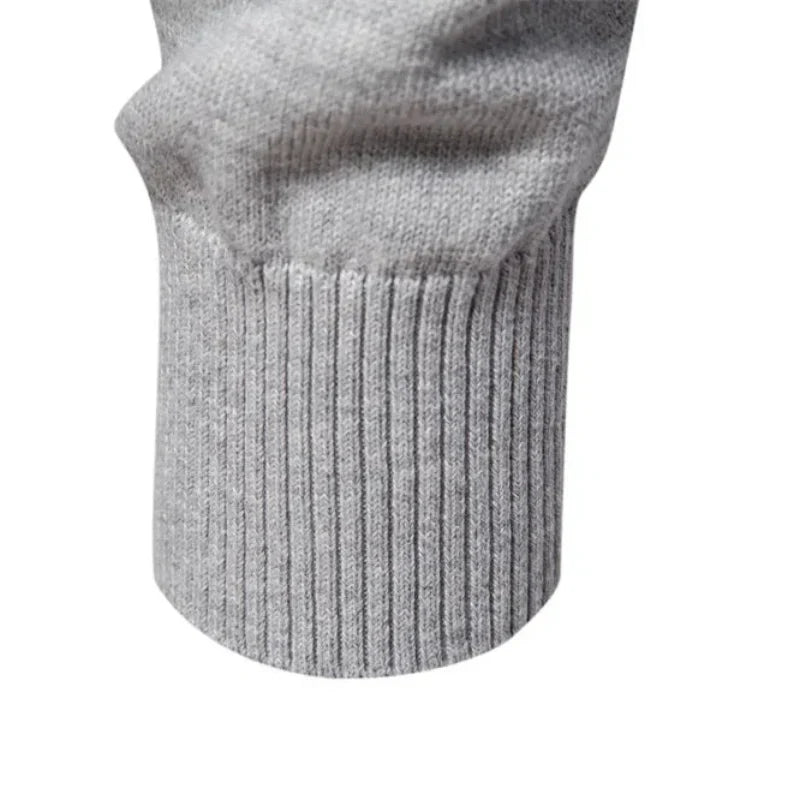 Icone™ StylishSweater: Herre Rund Hals Lunt Stilfuldt Sweater