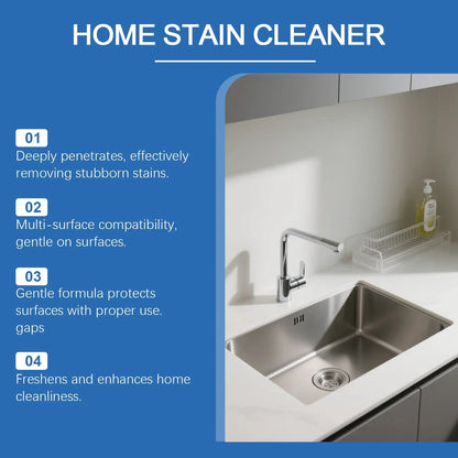Cleaner Pro° StainSolution 1+1 GRATIS: Tung-Pligt Multi-Overflade Plet Løsning Med Skrubbe-Børste