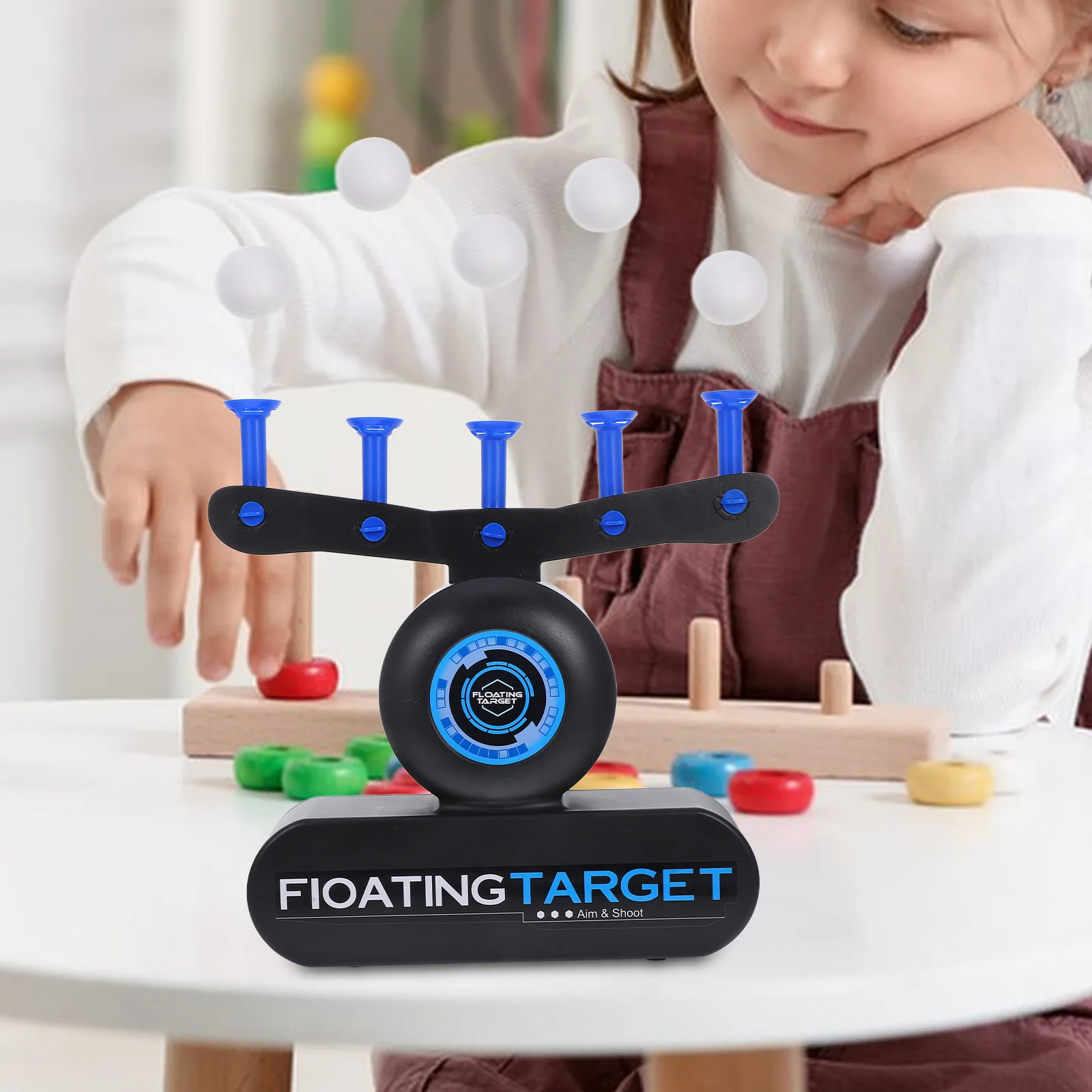 Kletshuts™ AirshotToy: Svevende Kule Airshot Mål Skyteleke Spillsett
