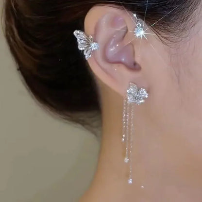 Jewelance™ EarCuffs 1+1 GRATIS: Luksus Mote Sommerfugl Zircon Dusk Øre Mansjetter