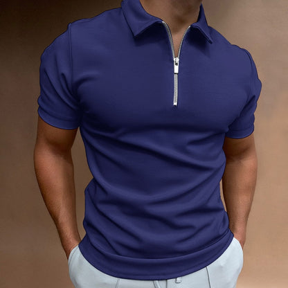 Icone™ ZippedPolo: Klassisk passform Stilfull glidelås-polo