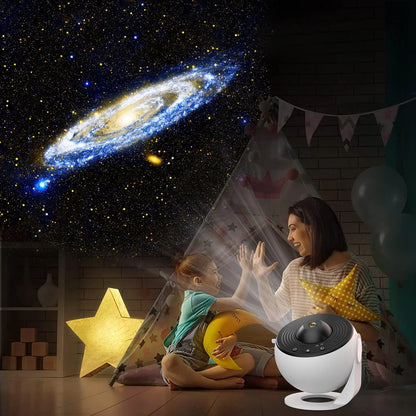 GalaxyProjector - 360° Roterende Galakse Nattlys