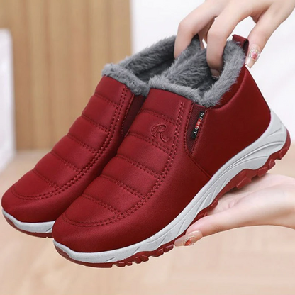 Happy™ WinterBoots: Menn og Kvinner Lett å Smette På Fleeceforede Vinterstøvler