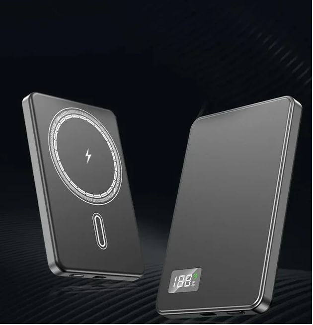 MagneticCharger - 3 I 1 Rask Magnetisk Lader, Bærbar Powerbank