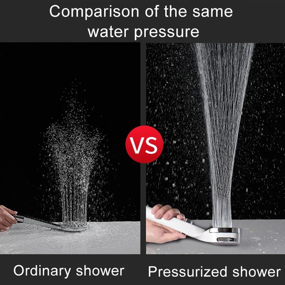 Borhe® HandyShower: 4 Tilstander Pausebart Dusjhode