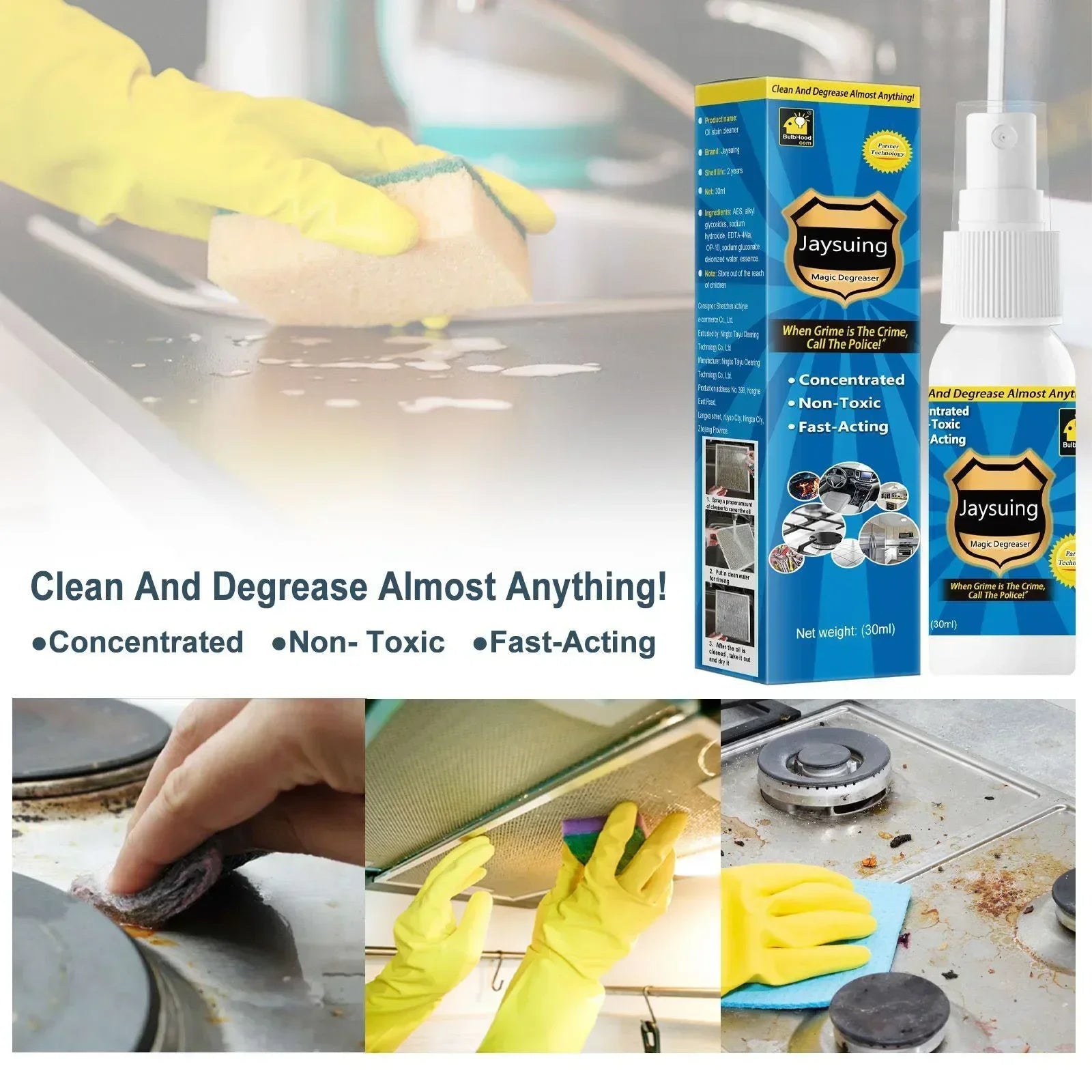 Cleaner Pro° AntiGrease 1+1 GRATIS: Fettfjerner Spray