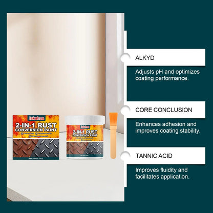 RustConversion 1+1 GRATIS: 2-I-1 Rustkonverteringsmaling Og Metalprimer