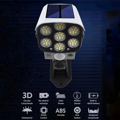 Ledsen™ CameraLight: Energibesparende Solcelledrevet Dummy Kamera Lys