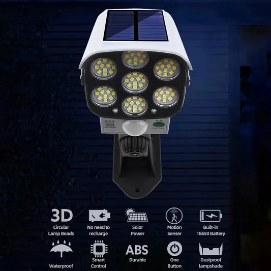 Ledsen™ CameraLight: Energisparende Solcelledrevet Dummy Kamera Lys