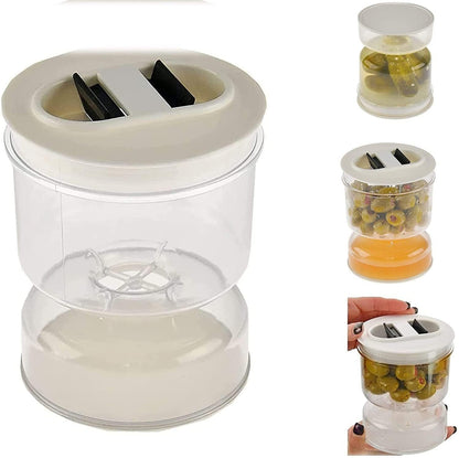 Globetrek° PickleJar - Sylte- og olivenkrukkebeholder med sil