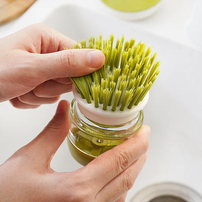Globetrek° DishwashingBrush 1+1 GRATIS: Nem At Bruge Sæbedispenser Køkken Skrubbe Opvask Børste