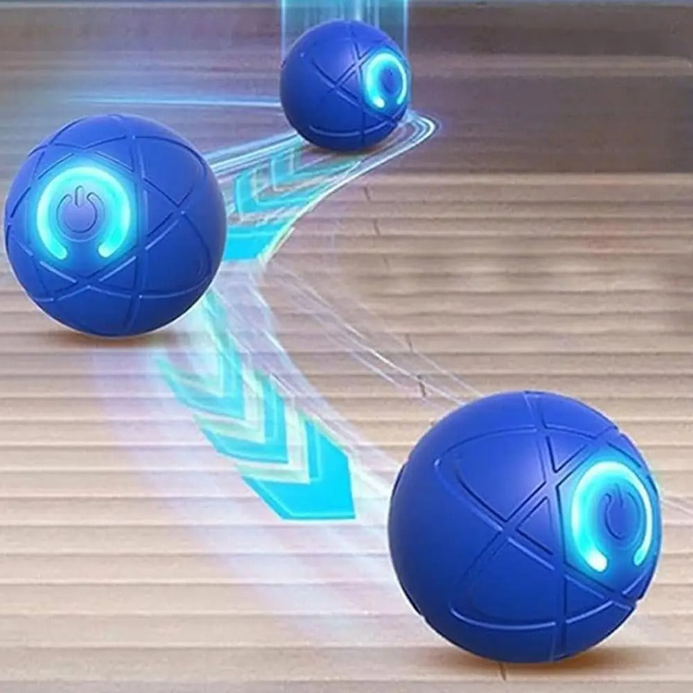DogCatFri™ InteractiveBall: Oppladbar Interaktiv Kjæledyr Leketøyball