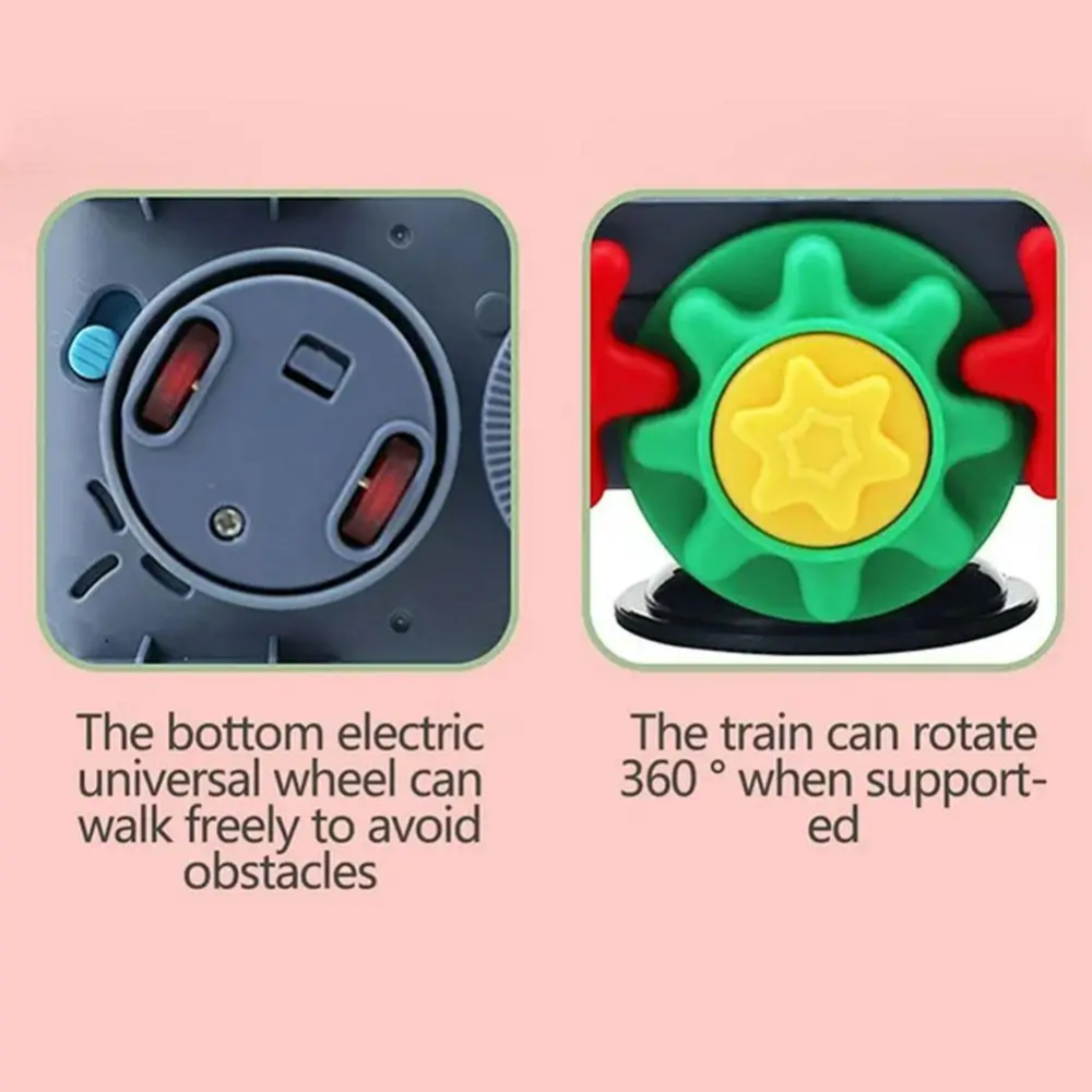 Kletshuts™ DancingTrain: Lys Opp Automatisk Dansende Tog Med Synlige Tannhjul