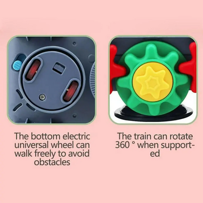 Kletshuts™ DancingTrain: Lys Opp Automatisk Dansende Tog Med Synlige Tannhjul