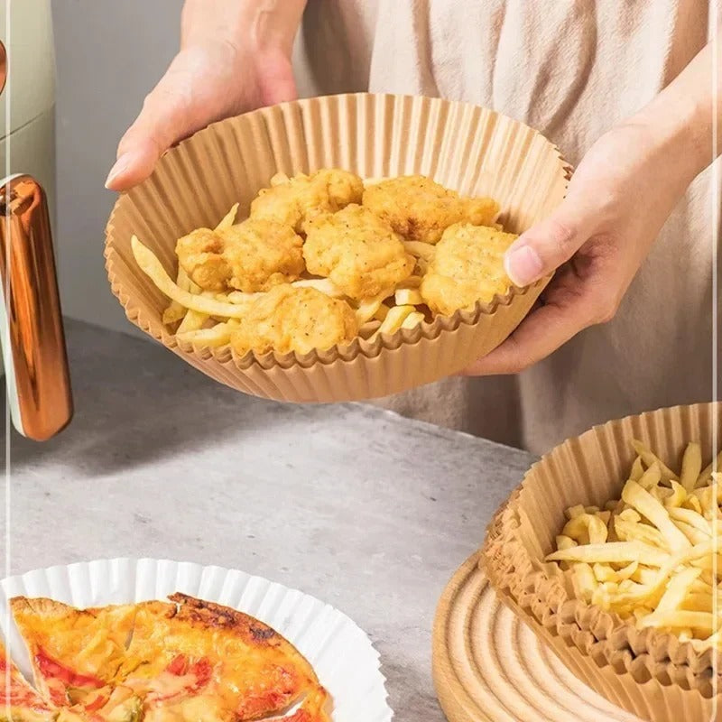 Globetrek° AirFryerLiner: Airfryer Engangs Papirforing
