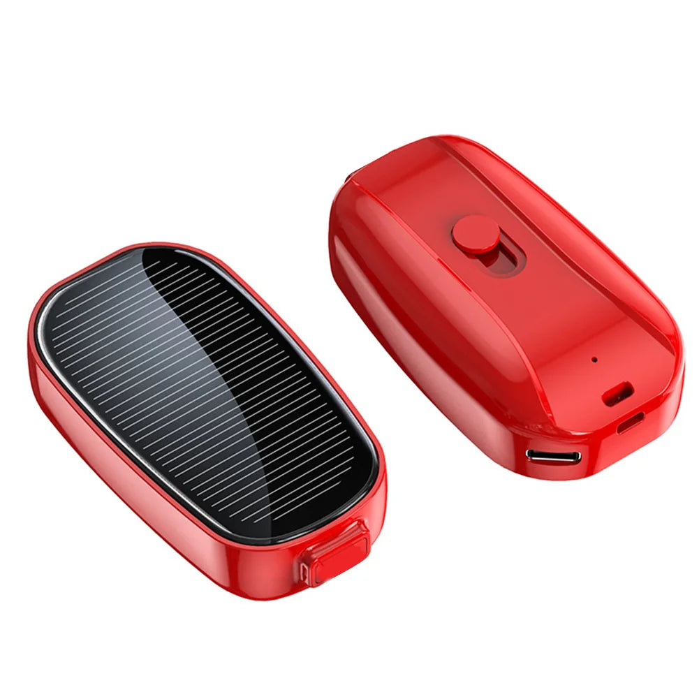 MiniPowerBank: 1200mAh Solenergi Nøkkelkjede Strømbank