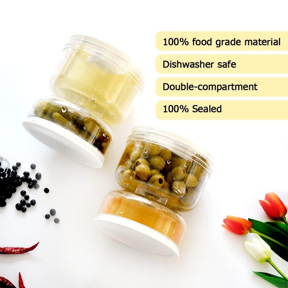 Globetrek° PickleJar - Sylte- og olivenkrukkebeholder med sil
