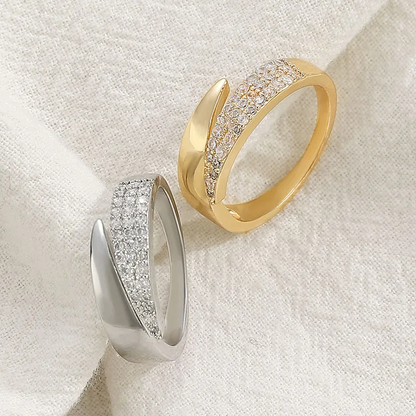Jewelance™ AdjustableRing 1+1 GRATIS – Elegant Kvinnemote Glitrende Rhinestone Justerbar Ring