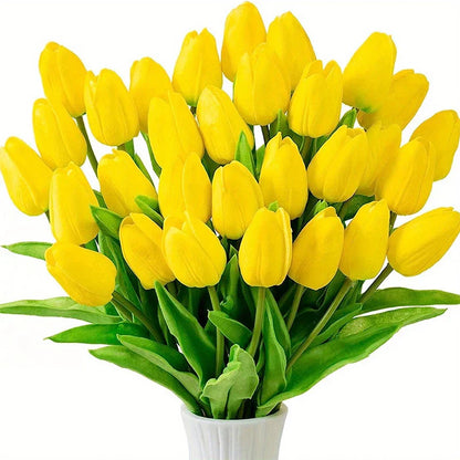 ArtificialTulips: Realistisk Skjønnhet Kunstig Blomsterdekorasjon Tulipansett