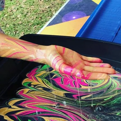 Kletshuts™ KidArt: Akvarell Marmor Barn Kunst Kreativ Lekesett