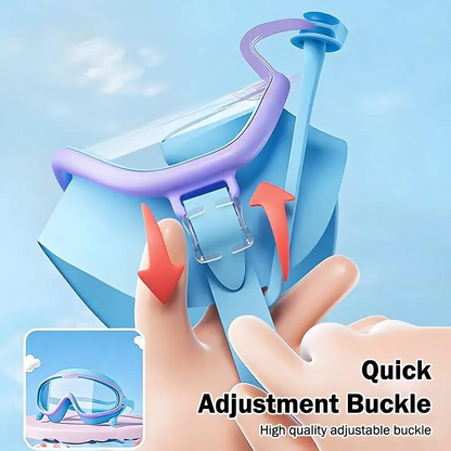 SoftGoggles 1+1 GRATIS: Stort Ramme Vandtæt Anti-Dug Sæt Bløde Goggles