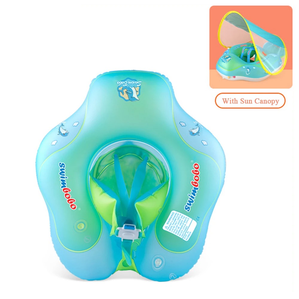 Kletshuts™ BabyFloat: Babybassengflyter med innebygd solskjerm