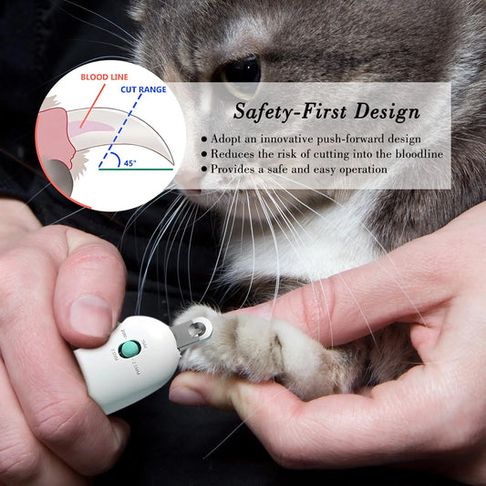 DogCatFri™ PushClippers: Justerbar Rund Kjæledyr Skyveklipper