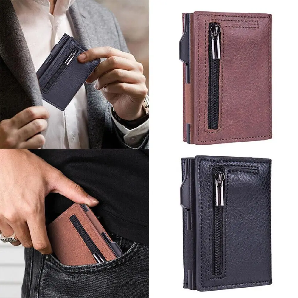 Icone™ CardHolder: Automatisk Slank Pop-up Kortholder Og Lommebok