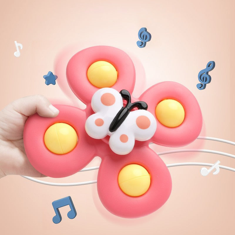 Kletshuts™ SpinnerToy – Mykt Sanseleke Med Sugefunksjon