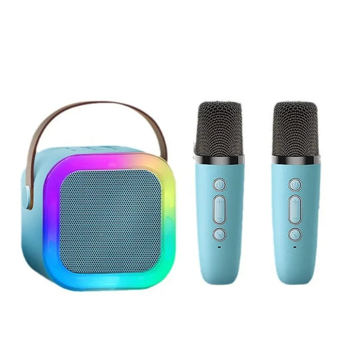 KaraokePro – Mini Karaokemaskin Med Trådløse Mikrofoner
