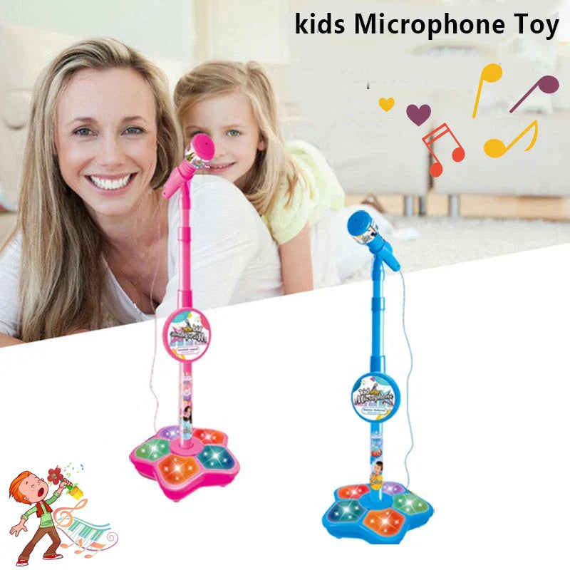 Kletshuts™ MicrophoneStand - Interaktivt Musikk Karaoke Mikrofonstativ For Barn
