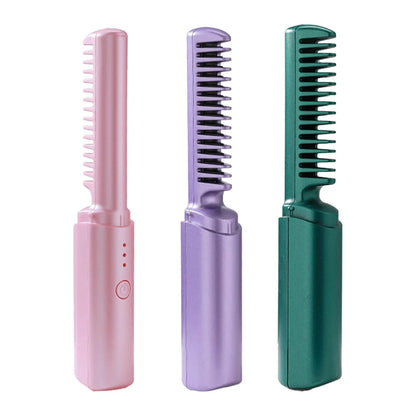 Rose® CompactComb 1+1 GRATIS: Stilfuld Bærbar Genopladelig Hurtig-Styling Kompakt Kam